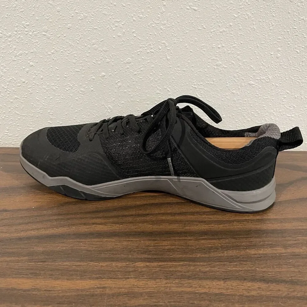 Hylete Circuit Cross Training Shoe Mens 8 Vibram Black Crossfit Athletic Sneaker